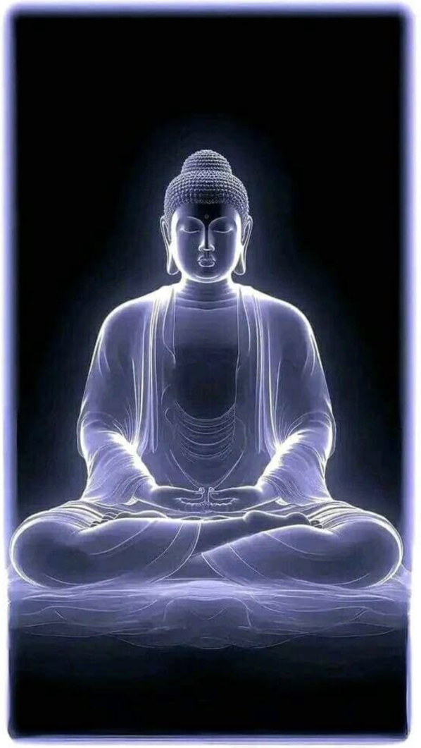 Aura contemplative — présence dépourvue de spectacle, attention silencieuse.
